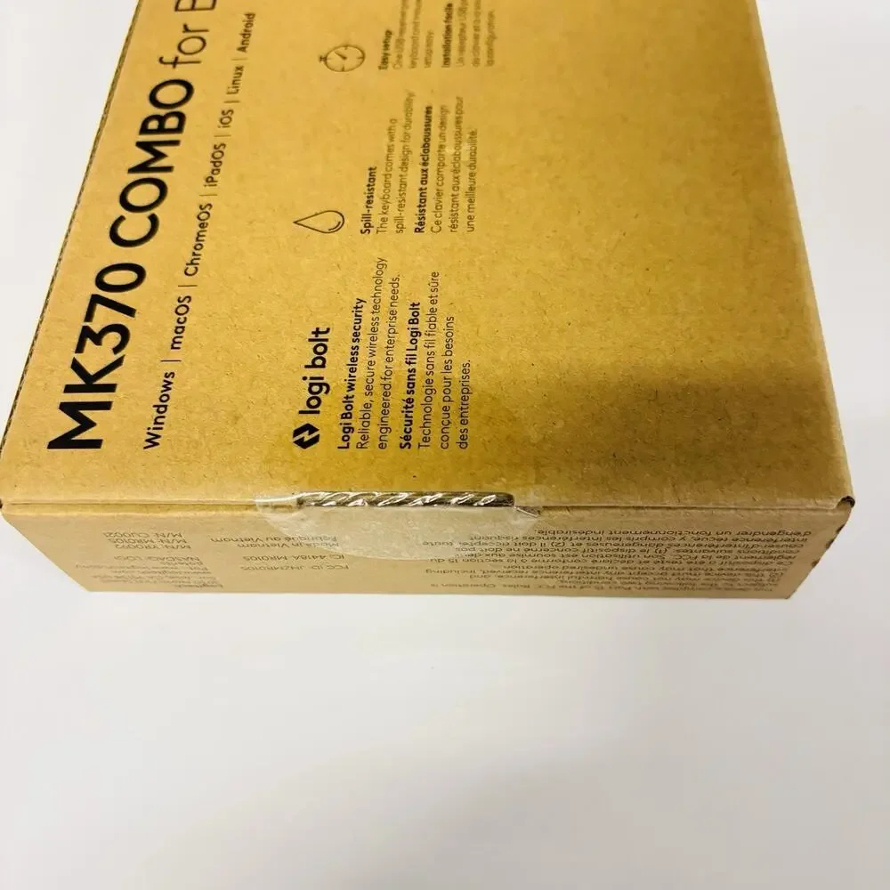 Logitech MK370 Combo for Business, Wireless Keyboard & Mouse, Logi Bolt USB. New